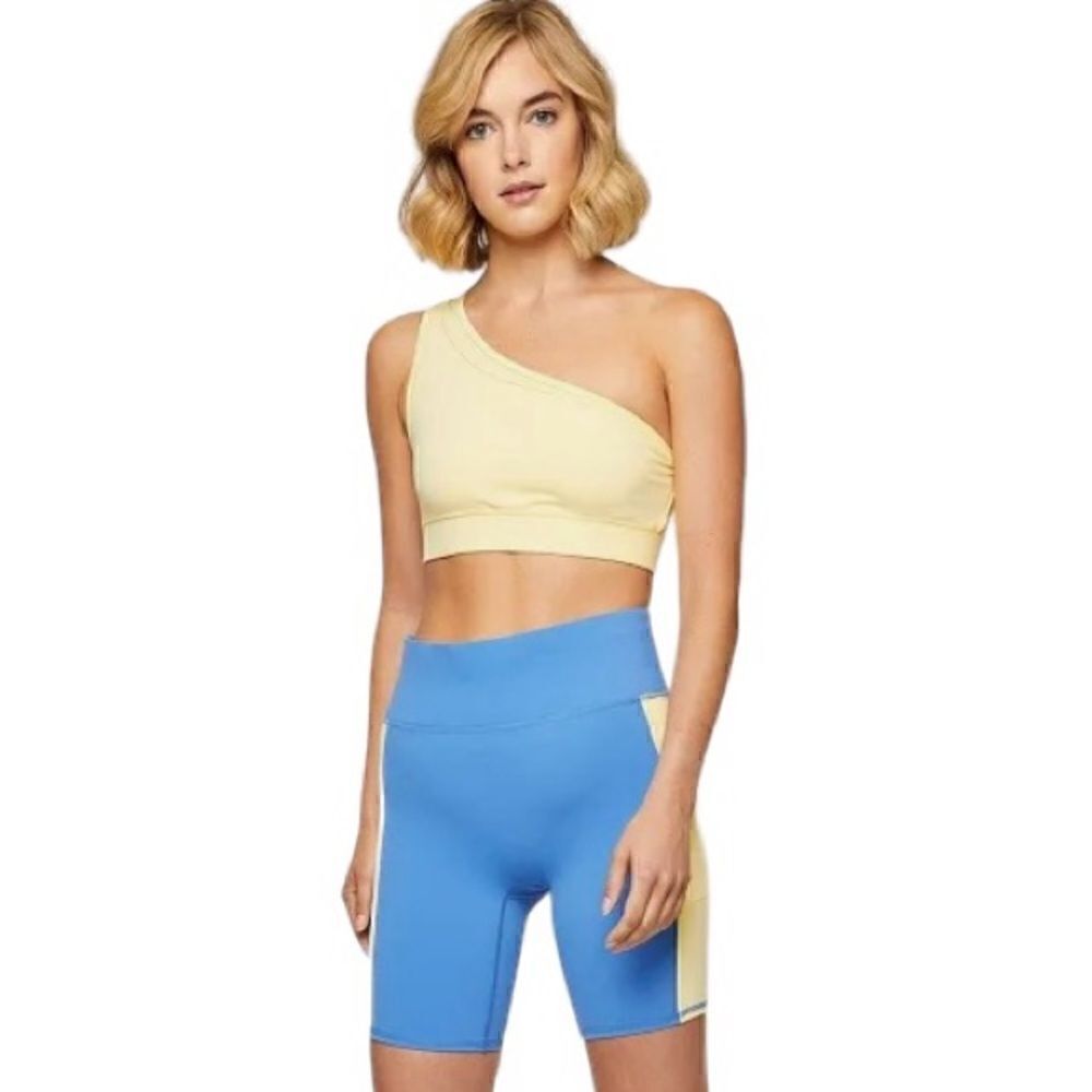 NWT Four Laps ‘Solo’ Performance Sports Bra in Banana Size M